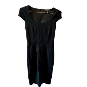 Victoria Secret Short Sleeve Scoop Neck Black Dress Size 6 EUC